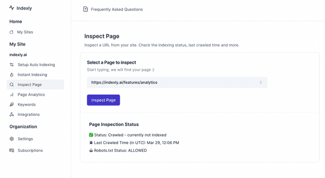 WordPress indexing pages to Google