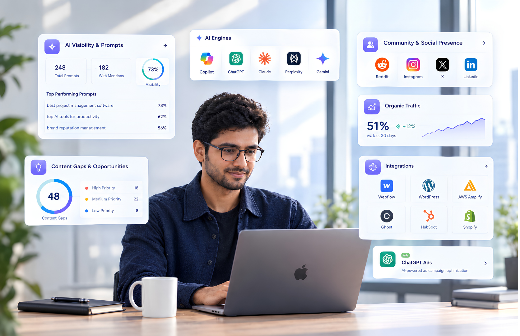 Indexly search and AI visibility