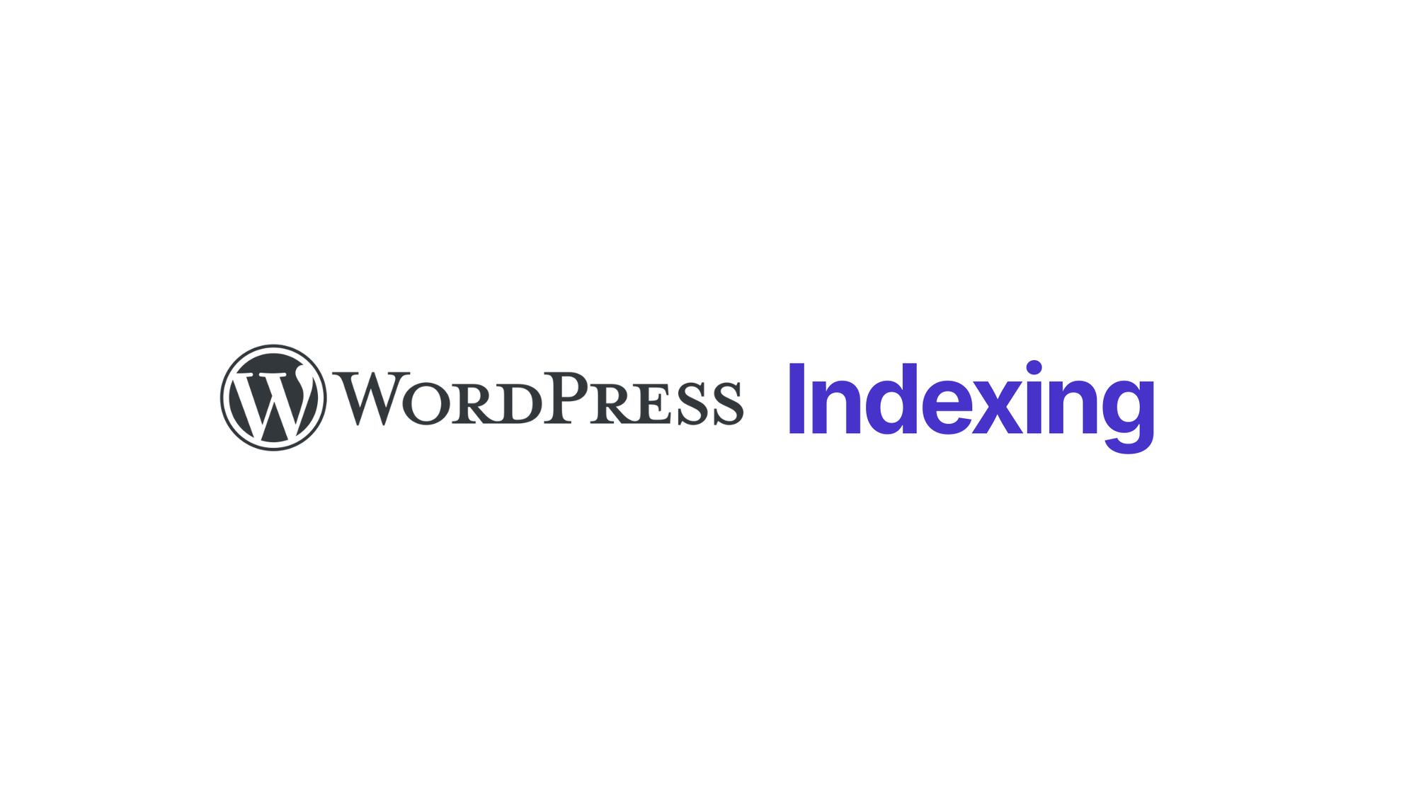 wordpress indexing