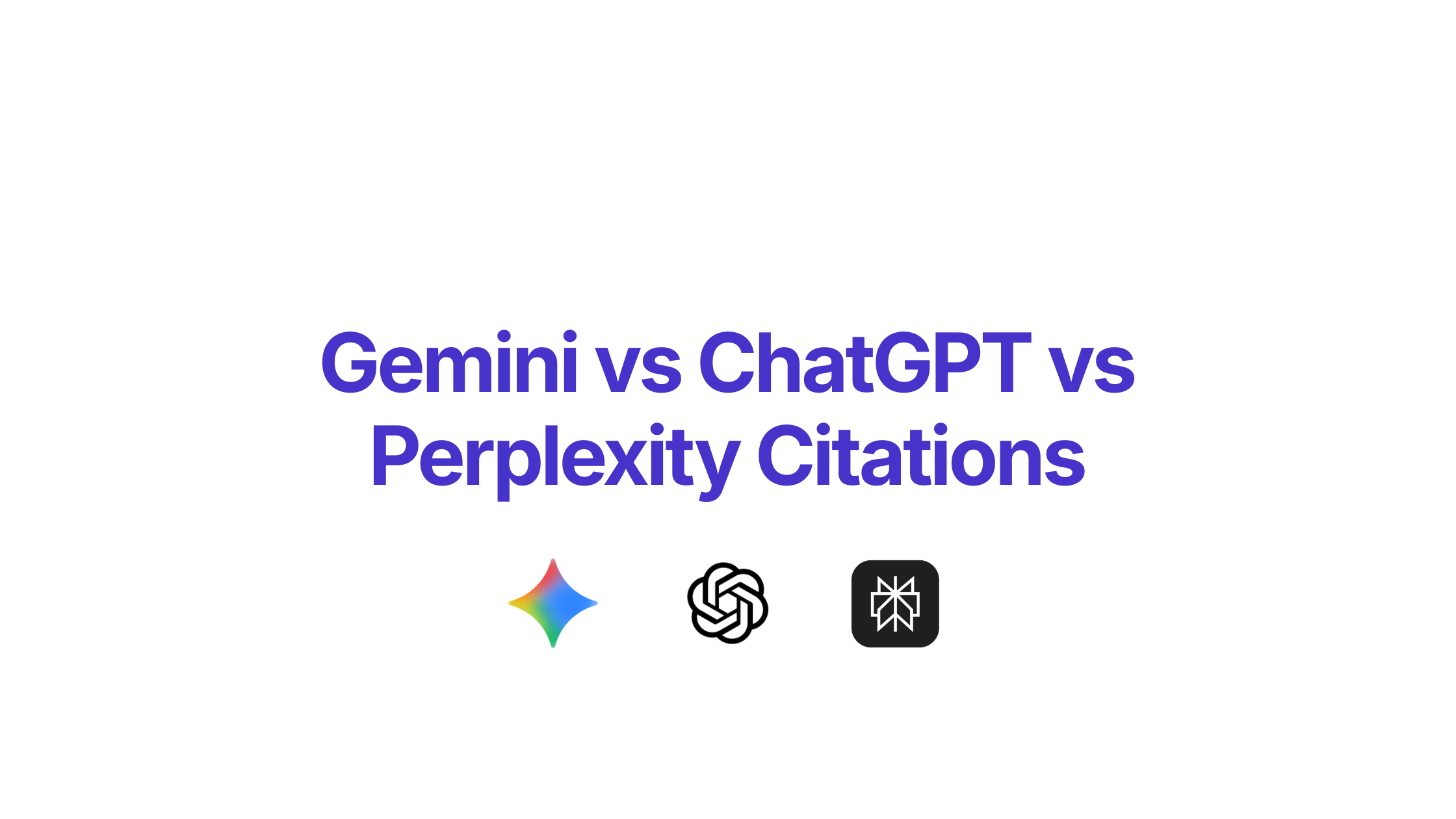 Gemini vs chatgpt vs perplexity citations