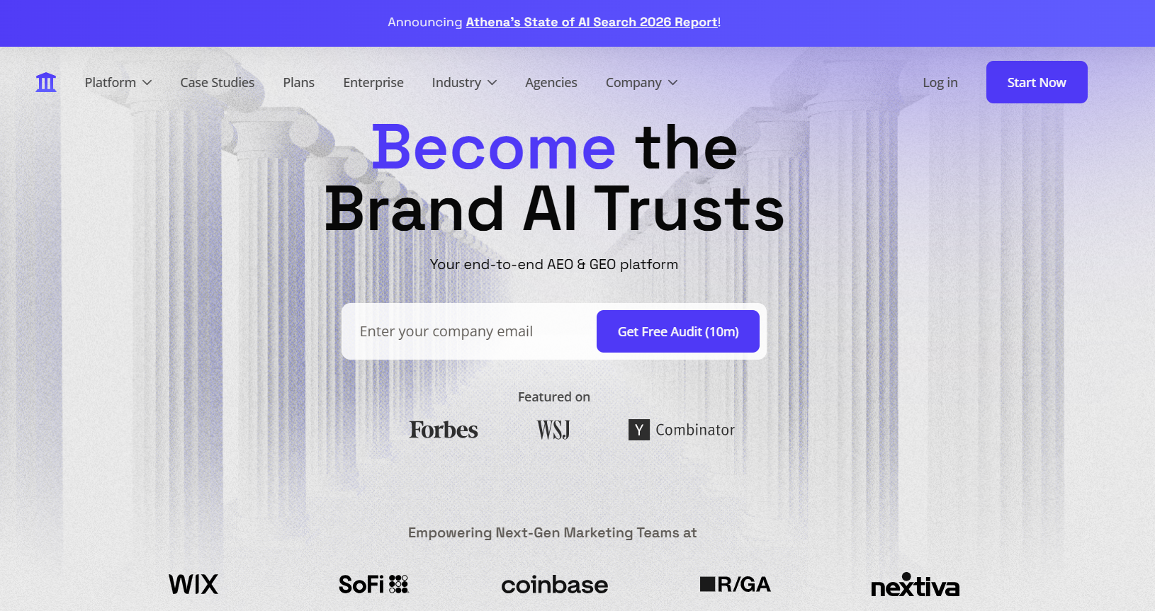 Athena HQ-LLM brand visibility tool