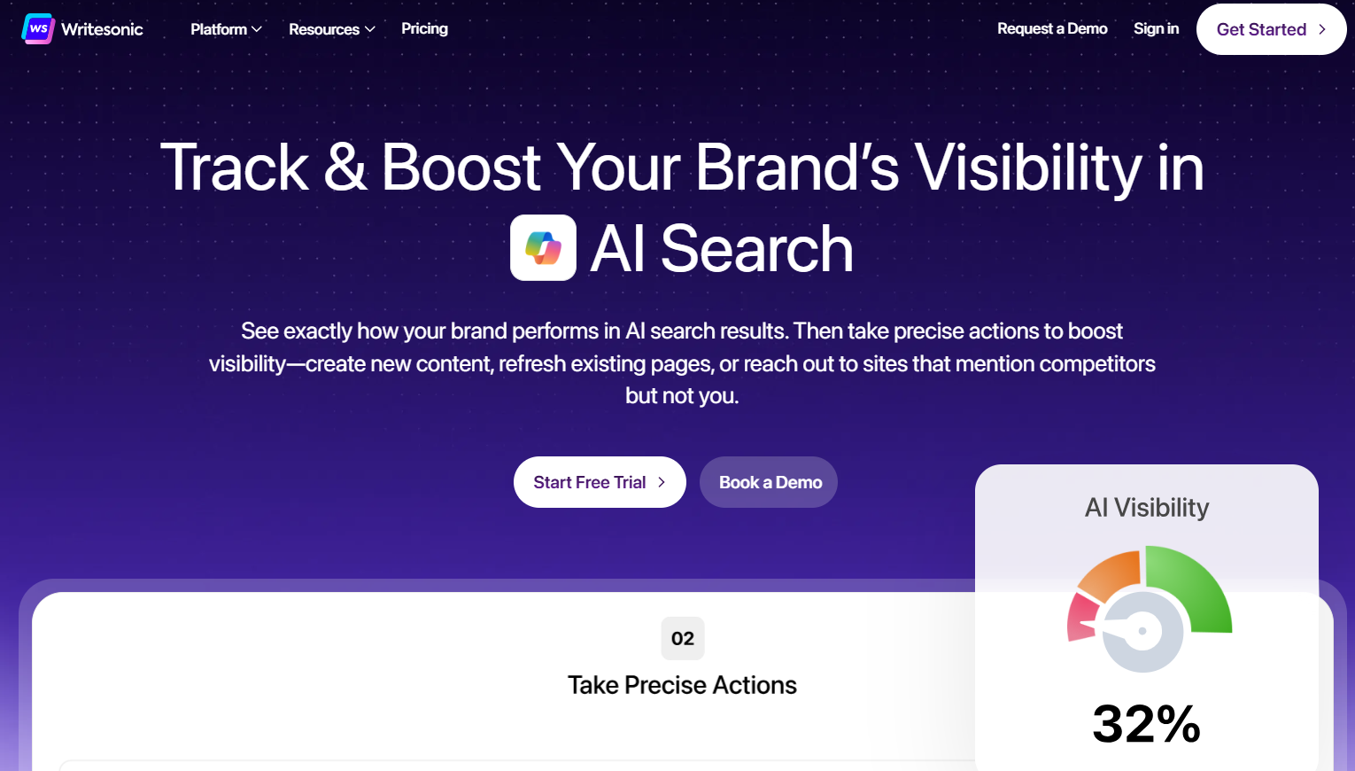 Writesonic-Peec AI alternatives