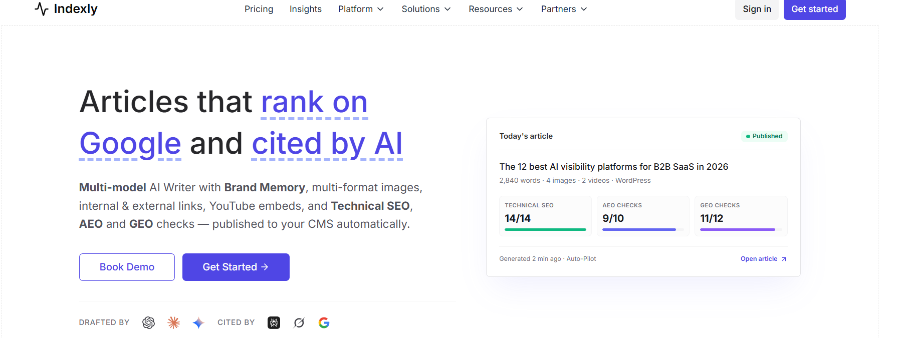 Best AI Content Writers