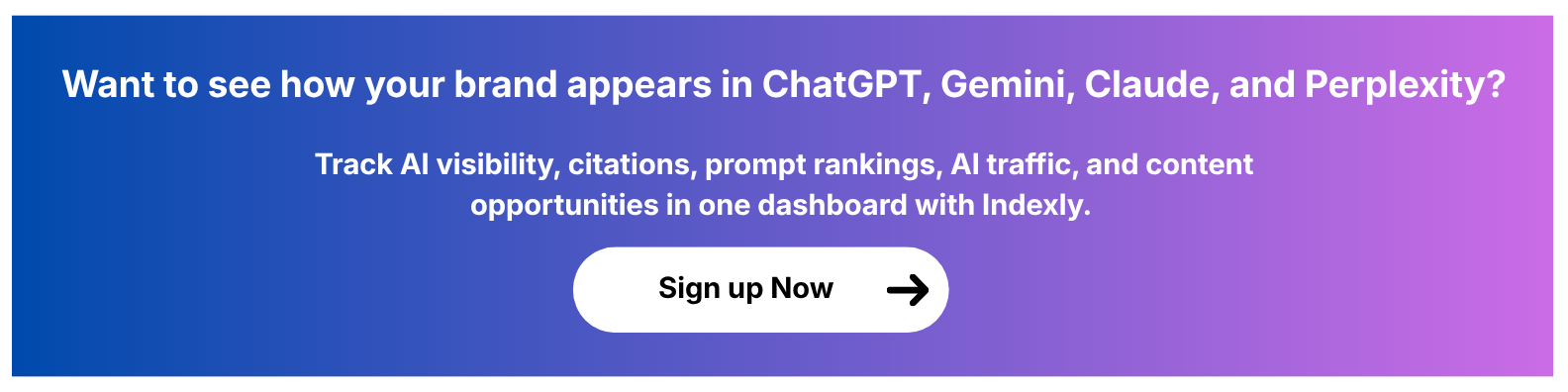 Appear in AI models-Sign up now