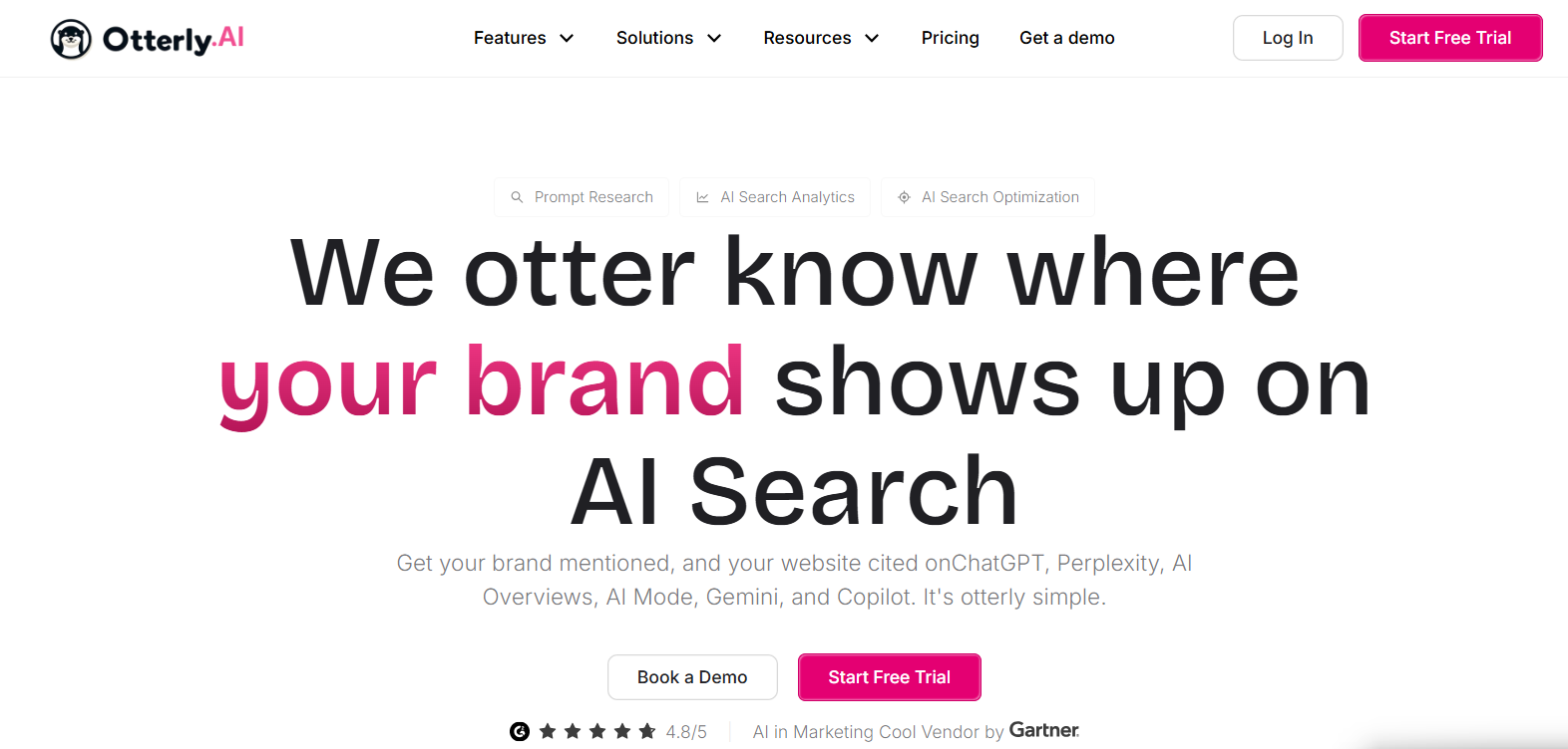 Otterly AI Visibility tool