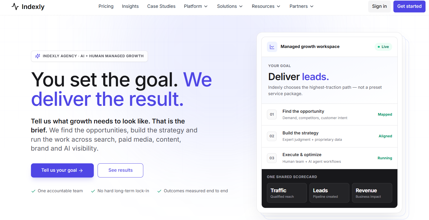Indexly is a GEO agency
